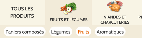 catégories de niveau 2